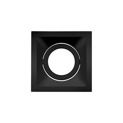 Spot De Embutir Recuado Stella Square Par 20 E27 Quadrado Bivolt Preto