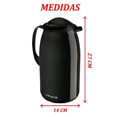 Garrafa Térmica De Mesa Veneza 1l Branca Café Chimarrão Chá