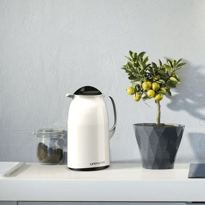 Garrafa Térmica De Mesa Veneza 1l Branca Café Chimarrão Chá