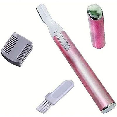 Depilador E Aparador De Pelos Feminino Depilação Portátil Caneta Rosa