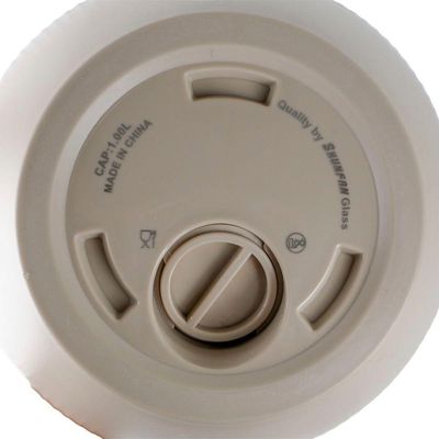 Garrafa Térmica De Mesa Pássaro Dourado Branco Leite Chá 1l