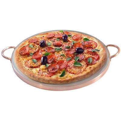 Forma De Pedra Sabão Para Pizza 32 Cm