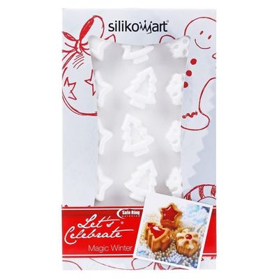 Molde De Silicone Natalino Para Chocolate Natal Silikomart