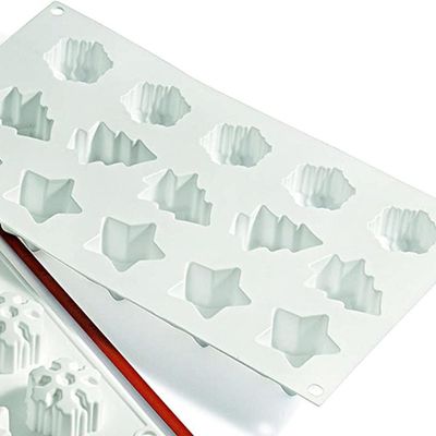 Molde De Silicone Natalino Para Chocolate Natal Silikomart
