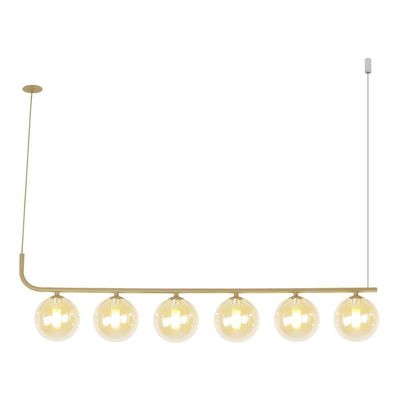 Lustre Pendente Quality Orbit Ii 1555 Dourado Champagne G9 Bivolt