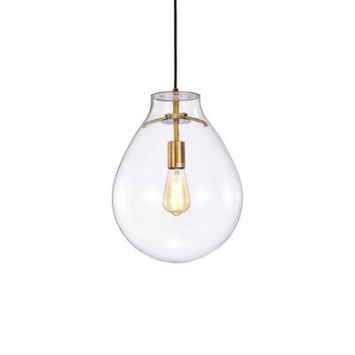 Lustre Pendente Skylight Tommy 3039 P E27 Bivolt Dourado-transparente Sky-3039tp