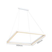 Lustre Pendente Newline Fit Led 741 Bivolt Branco 4000k Luz Neutra
