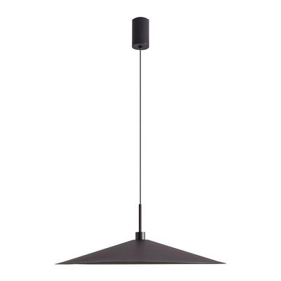 Lustre Pendente Nordecor Kale Dre 2866 45cm Preto Led Bivolt