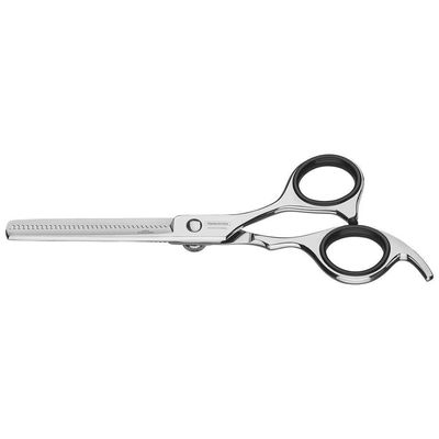 Tesoura Para Cabelo Tramontina Em Aço Inox Com Fio Desbaste E Apoio Fixo Para Dedo 6" Tramontina