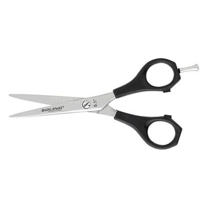 Tesoura Profissional Soling Fio Laser Prata 5.5 Polegadas