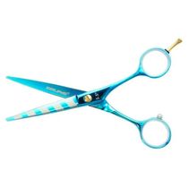 Tesoura Profissional Soling Fio Navalha Premium Azul 5.5 Polegadas