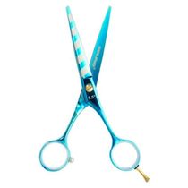 Tesoura Profissional Soling Fio Navalha Premium Azul 5.5 Polegadas