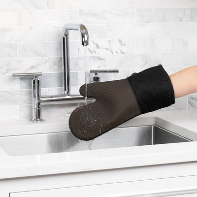 Luva Em Silicone 33cm Oxo Preto