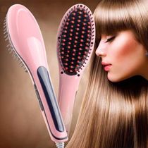 Escova Alisadora Elétrica - Bivolt Rosa