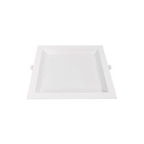 Painel De Led Nordecor Quadrado Kais De Embutir Recuado 18w Bivolt Branco 6500k Luz Branca 4193