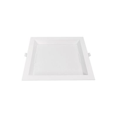 Painel De Led Nordecor Quadrado Kais De Embutir Recuado 18w Bivolt Branco 6500k Luz Branca 4193