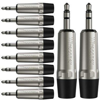 Conector P2 Stereo 3,5mm Plt Wc 1323 Trs Wireconex 10 Unidades - Pç - 10