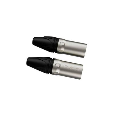 Kit Conectores Xlr Macho Wc 1013 Ml Bk Ni 3p P-cabo (5un) Wireconex