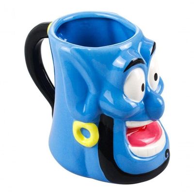 Caneca Porcelana Gênio Aladdin 12x15x8cm - Disney