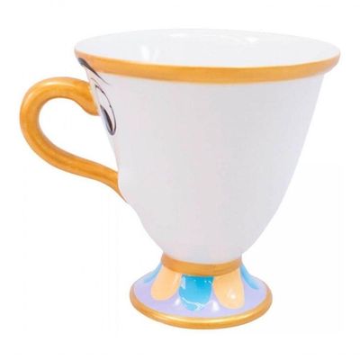 Caneca Xícara Porcelana Chip Bela E A Fera Disney 200ml