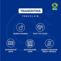 Xícara Café Tramontina Leonora Em Porcelana 70 Ml
