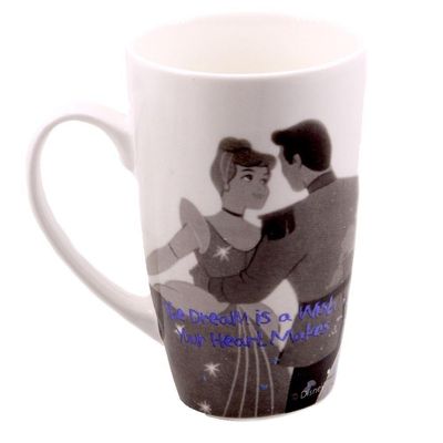Caneca Porcelana Cinderela Princesas 400ml - Disney