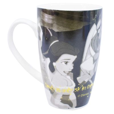 Caneca Porcelana Bela Princesas 400ml - Disney