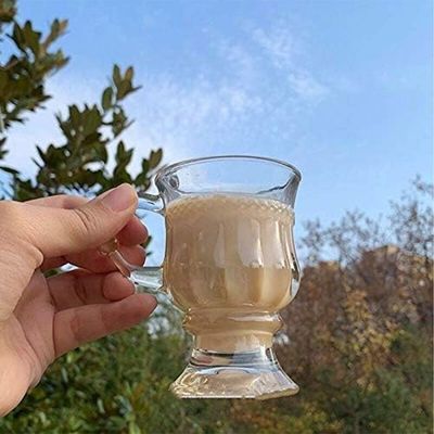 Caneca De Café 117ml Hanover Vidro Cristalino Transparente Xícara Em Casa Tem