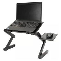 Mesa Notebook Multifuncional Alumínio Com Cooler Zz
