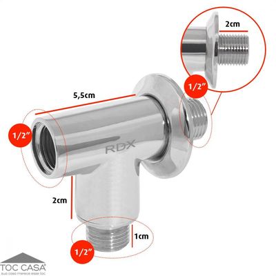 Desviador Redondo Para Chuveiro
