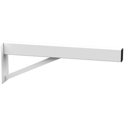 5 Suportes Pia Parafusar Bancada Aparador 50 Cm - Branco