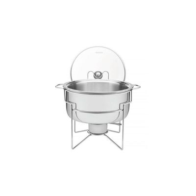 Rechaud Banho-maria Tramontina Em Aço Inox 7 L Com Fogareiro Tramontina