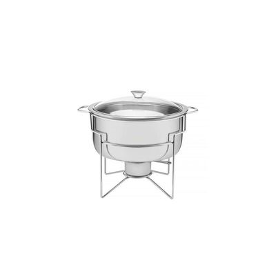 Rechaud Banho-maria Tramontina Em Aço Inox 7 L Com Fogareiro Tramontina