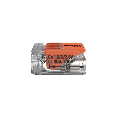Conector Automático 221-613 Até 6,0mm 3 Polos 41a - Wago