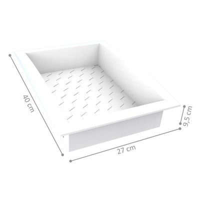Nicho Em Plástico Injetado 40x27 Ipameri Branco