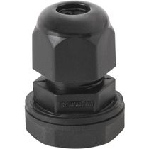 Conector Prensa-cabo 1-4 Polegada Tramontina Preto Com Bucha