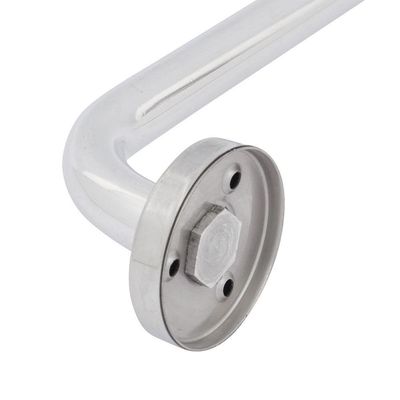 Alça De Apoio Banheiro Inox Barra 50cm Acessibilidade Resistente Box Segurança