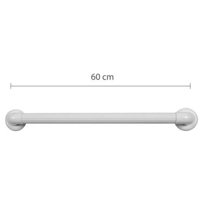 Barra De Apoio Plástica Branca - Astra 60cm