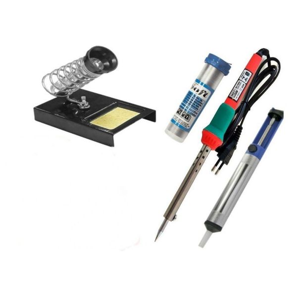 Kit Solda Ferro Voltagem 220v 30w