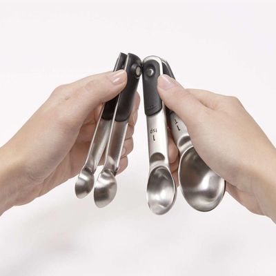 Conjunto De 4 Colheres Medidoras Em Aço Inox Oxo