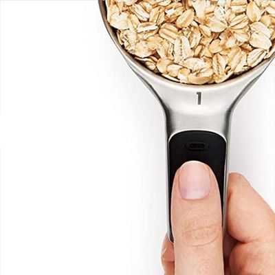 4 Xícaras Medidoras Em Inox Com Imã Oxo
