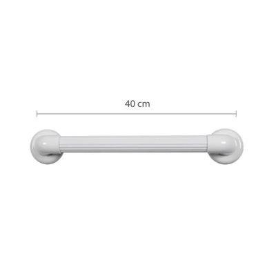 Barra De Apoio Plástica Branca - Astra 40cm