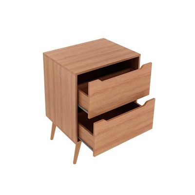 Balcão p/ Banheiro c/ Pés BN3639 s/ Cuba c/ 2 Gavetas 60cm Preto - Tecno Mobili