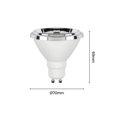 Lâmpada Led Stella Ar70 Eco 4w Gu10 Bivolt 2700k Luz Amarela