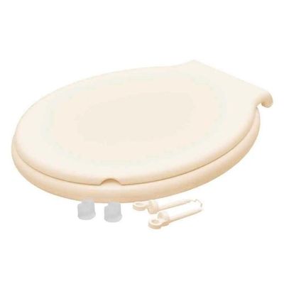 Assento Sanitario Almofadado Economico Oval Bege - Durin
