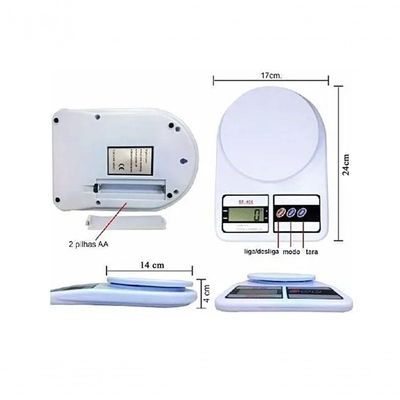 Balança Digital De Objetos Pesa 1Gr Até 10Kg Balança Para Cozinha