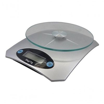 Balança De Cozinha Digital Precisao Prata 5 Kg Kl