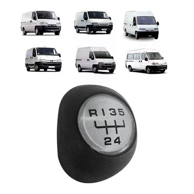 Bola Manopla Câmbio Ducato Jumper Boxer 2003 A 2017 Preto