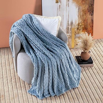 Cobertor Queen Marshmallow Manta Flannel Ultrasoft - Mirtilo