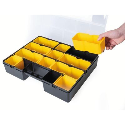Maleta Organizadora Plástica 17" Tramontina Com Módulos Organizadores E Divisórias Móveis Tramontina